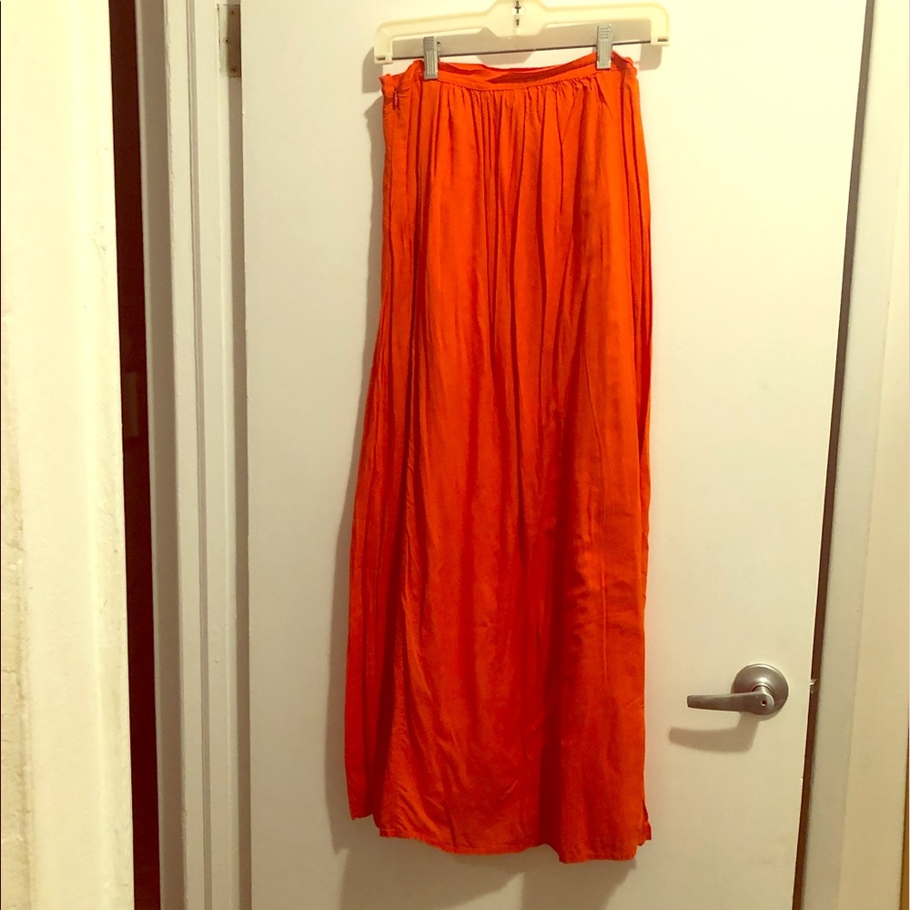 LOFT boho maxi skirt